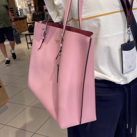 Coach Zip Top Tote 
IM/Pink - Picture 2 of 16